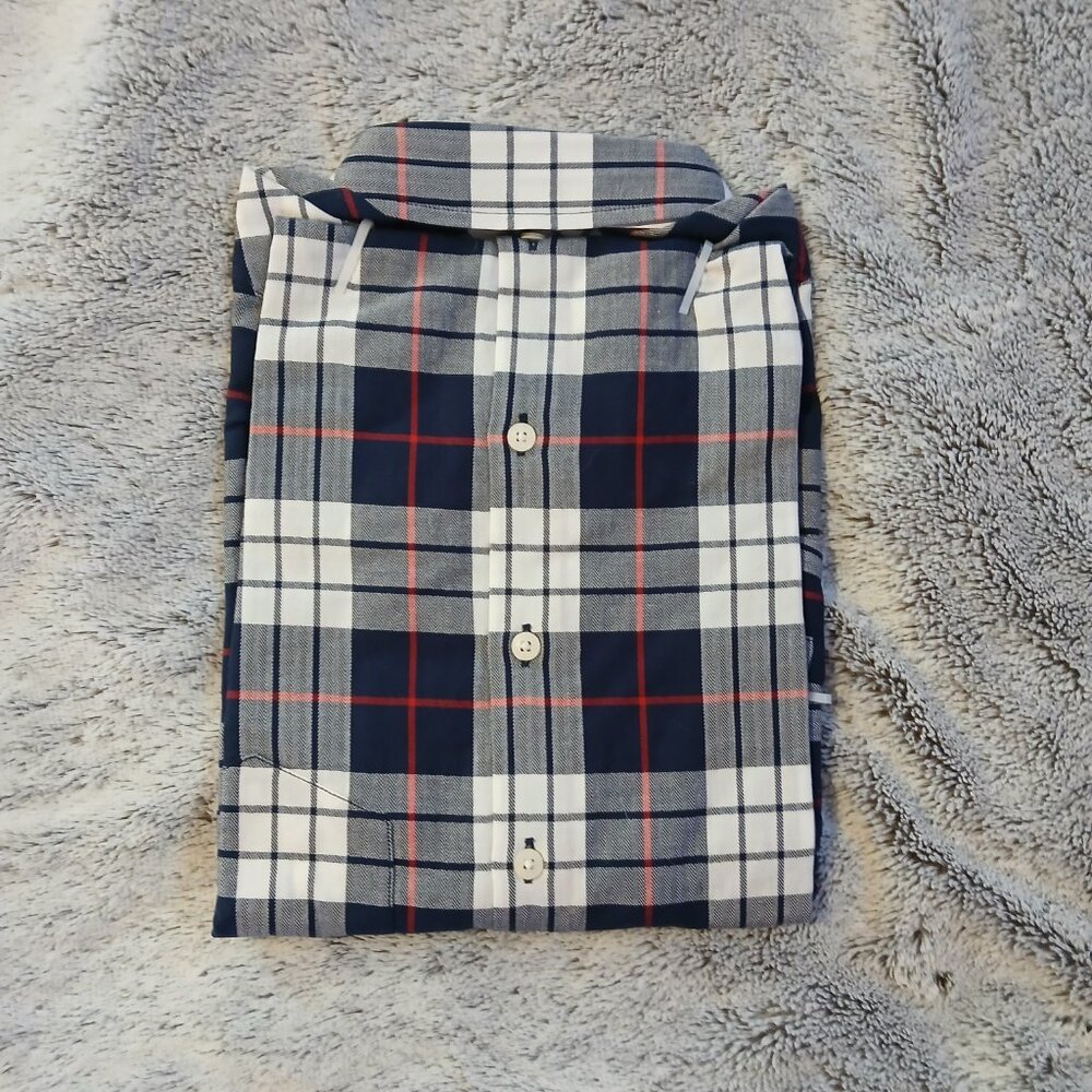 Untuckit Citra  Women's Plaid Long Sleeve Button Down Shirt SZ 4 NWOT - Picture 8 of 8